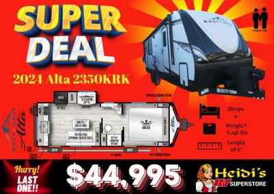 2024 ALTA 2350KRK (REAR KITCHEN*)