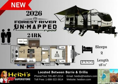 2026 UN-MAPPED 24RK (REAR KITCHEN, TAIL GATE EDITION*)