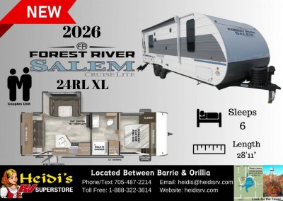 2026 SALEM CRUISE LITE 24RL XL (REAR LIVING*)