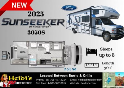 2025 SUNSEEKER 3050S (SUPER SLIDE, REAR QUEEN*)