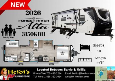 2026 ALTA 3150KBH (TRIPLE BUNKS, OUTSIDE KITCHEN)