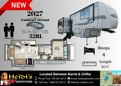 2027 SABRE 32RL (REAR LIVING*)