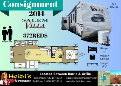 2014 SALEM VILLA 372REDS