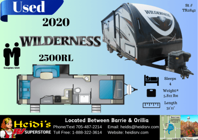 2020 WILDERNESS 2500RL (REAR LIVING*)