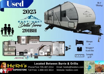 2025 DELLA TERRA 291BH (TRIPLE BUNKS)