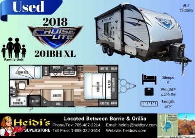 2018 SALEM CRUISE LITE 201BH XL (BUNKS, MURPHY BED)