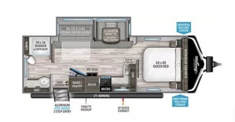 2022 GRAND DESIGN IMAGINE 2600RB Floorplan