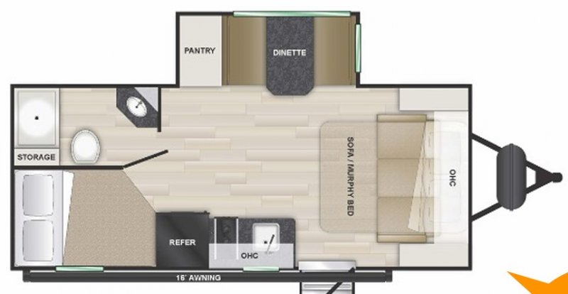 2026 MOD-BUG HOPPER 3 Floorplan