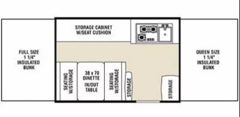 2011 COACHMEN CLIPPER SPORT 109 Floorplan