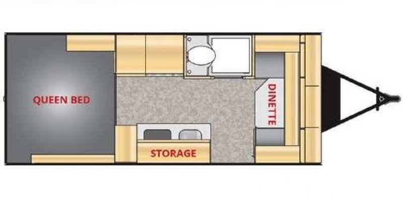 2024 LITTLE GUY MAX ROUGHRIDER Floorplan