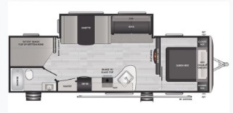 2022 KEYSTONE SPRINGDALE 282BH Floorplan