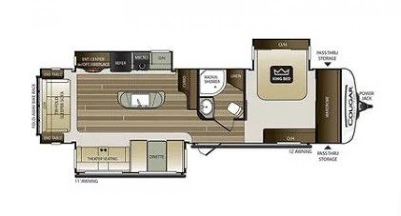 2019 KEYSTONE COUGAR HALF-TON EAST 32RLI