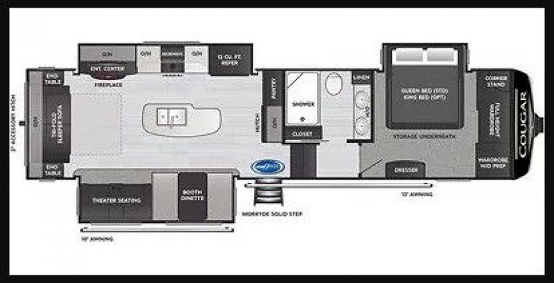 2022 KEYSTONE COUGAR 316RLS