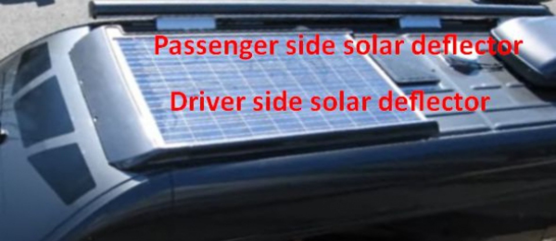Roadtrek Solar Panel Deflector S/O 14507 Mobilife RV Centre