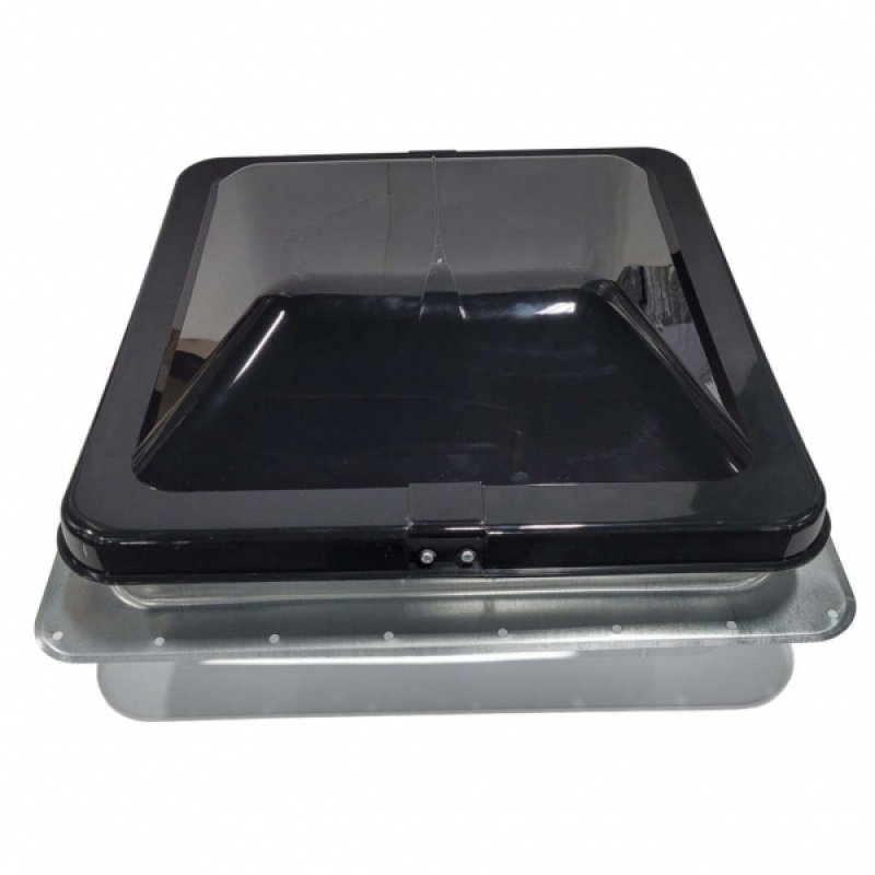 Roof Vent- Metal Frame-Smoke 2