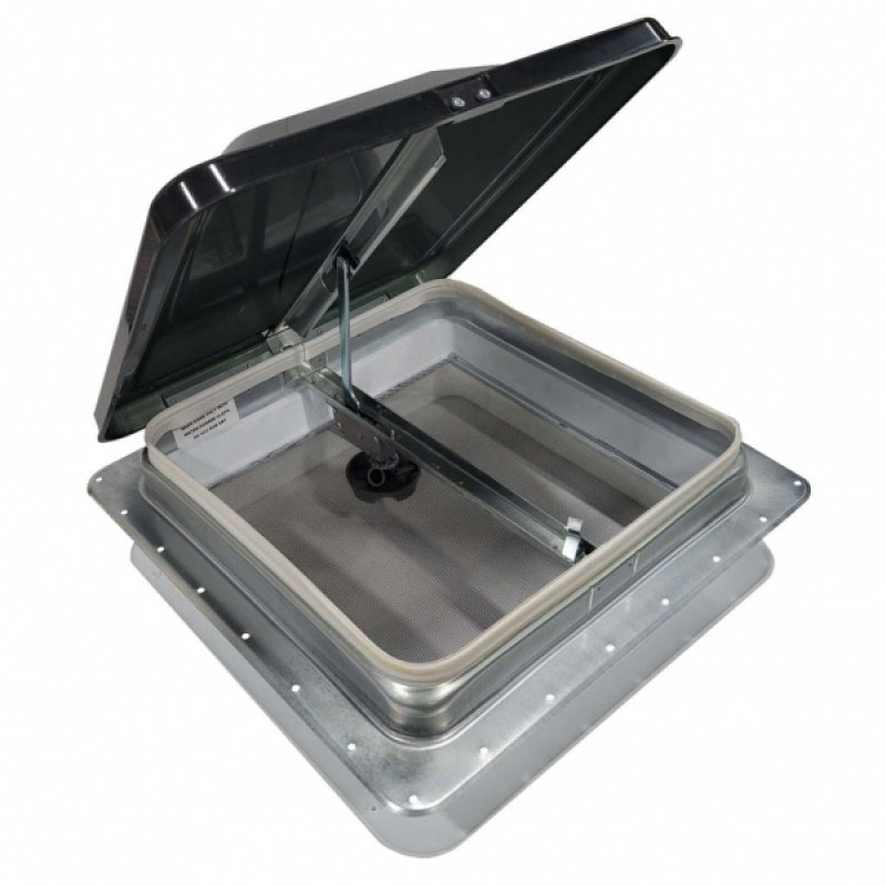 Roof Vent- Metal Frame-Smoke