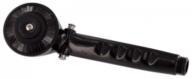 Black Hand-Held Shower Head