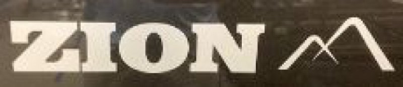 Roadtrek Zion Decal in Black HM 597