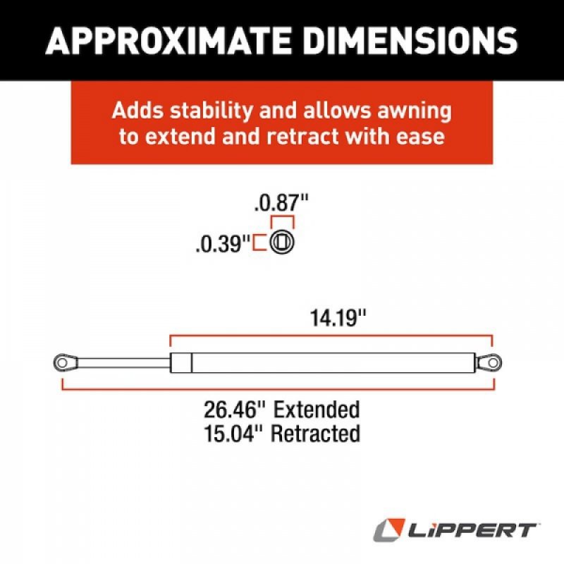 LCI Gas Strut for 69" Arm 2