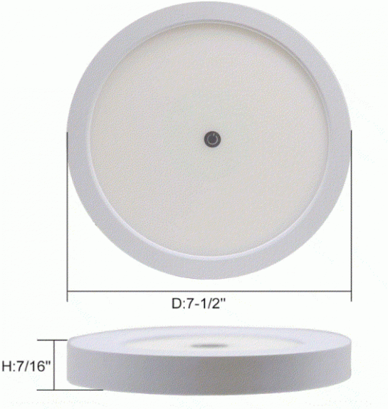 Round Fluorescent Light replaced with LED 10520 2