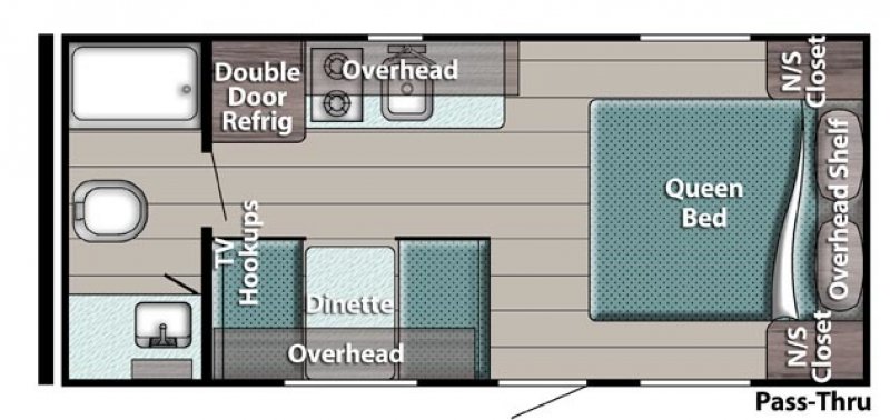 2026 GULFSTREAM Trailmaster 189DD Floorplan