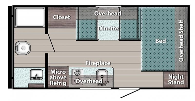 2025 GULFSTREAM Trailmaster 178RB Floorplan