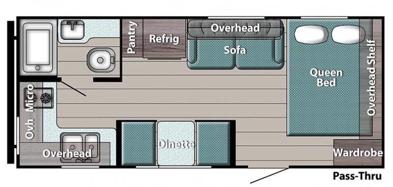 2026 GULFSTREAM TRAILMASTER 199RK Floorplan
