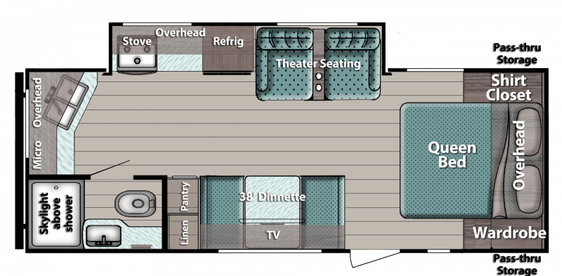 2026 GULFSTREAM Trailmaster 240RK Floorplan