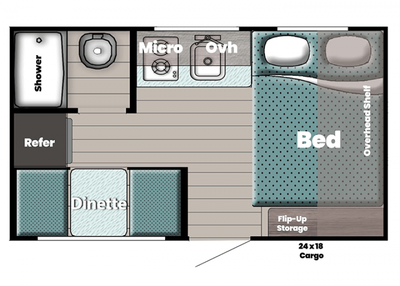 2026 GULFSTREAM Trailmaster 134RD Floorplan