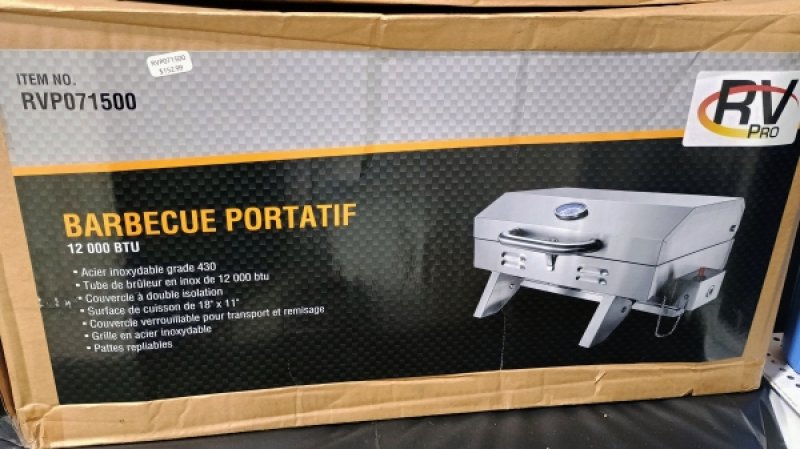 RV Pro 12000 BTU Bar Be Que