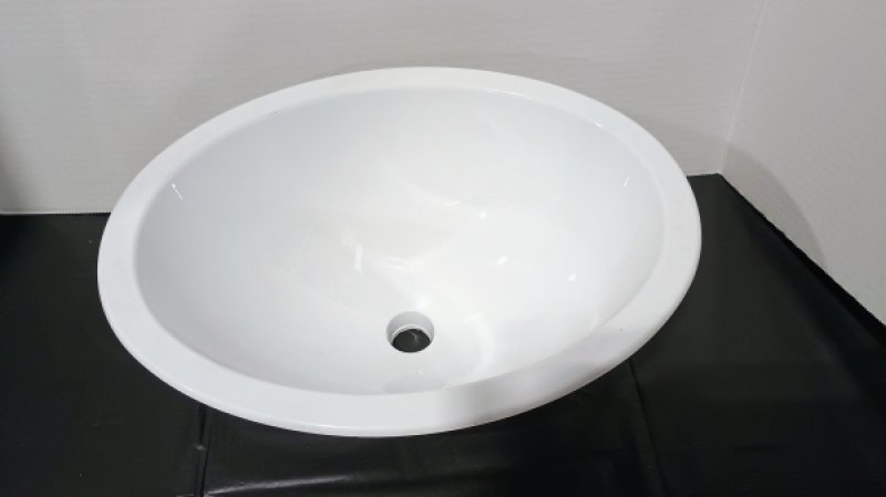 Oval Single Bathroom Sink Plastic