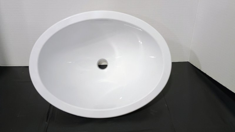 Oval Single Bathroom Sink Plastic 3