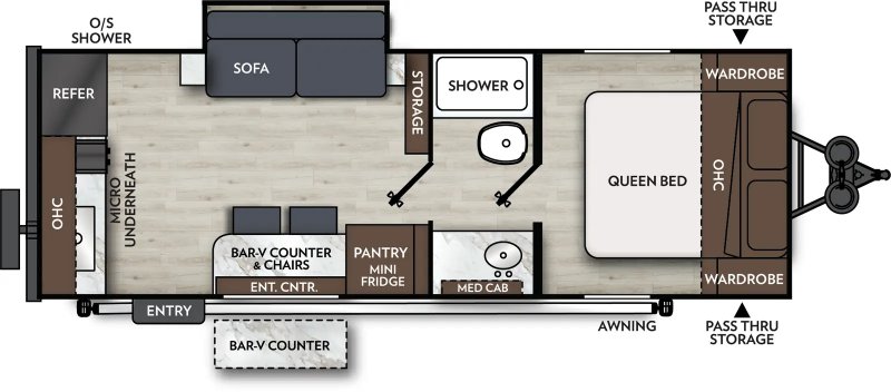 2026 COACHMEN APEX NANO 216RKS Floorplan