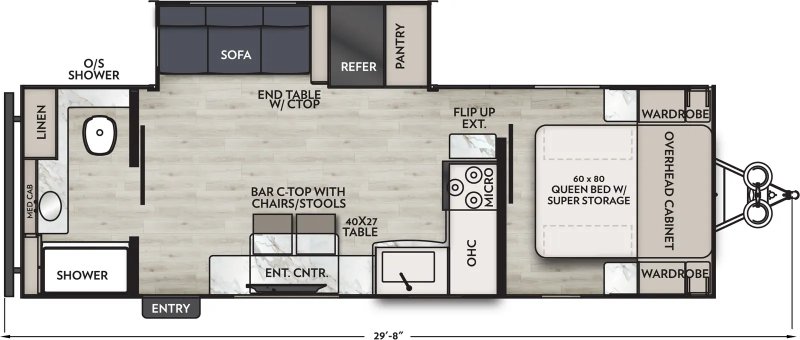 2026 COACHMEN APEX ULTRA LITE 244RBS Floorplan