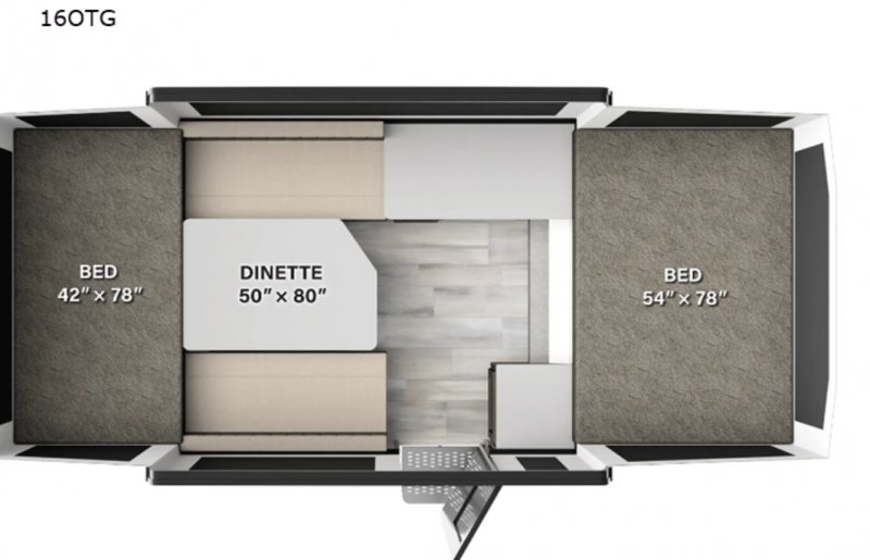 2026 ROCKWOOD ROCKWOOD 16OTG Floorplan