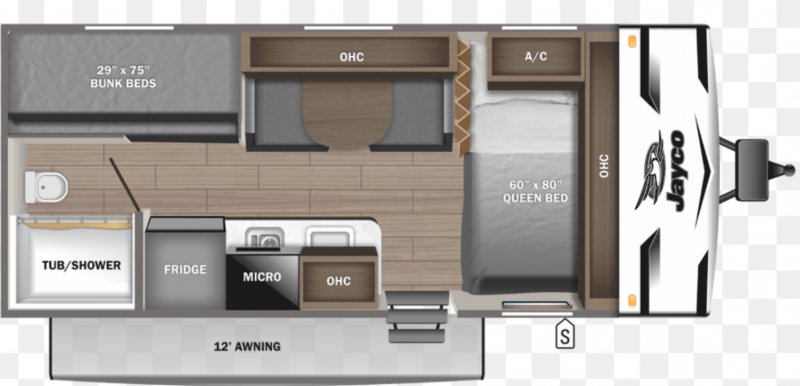 2025 JAYCO JAY FLIGHT 170BH Floorplan
