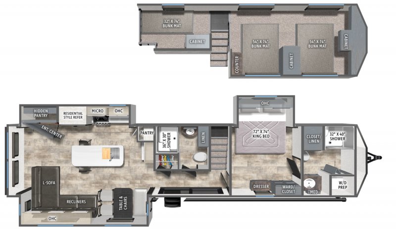 2026 PALOMINO PUMA 422LFT Floorplan