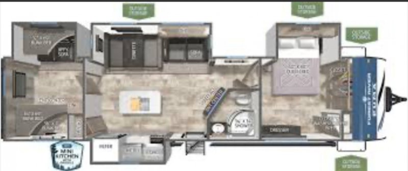 2026 PALOMINO PUMA 32BHFS Floorplan