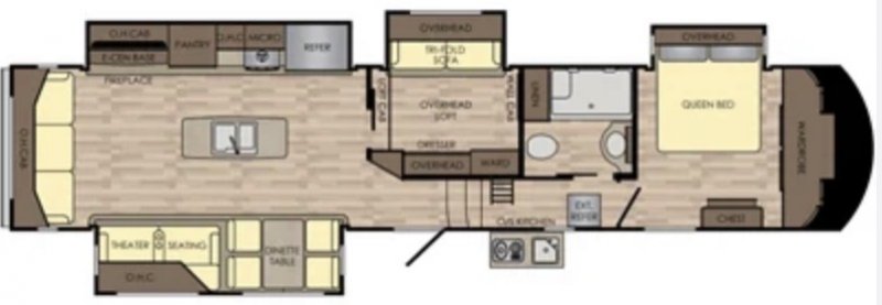2017 CROSSROADS VOLANTE 380MB Floorplan