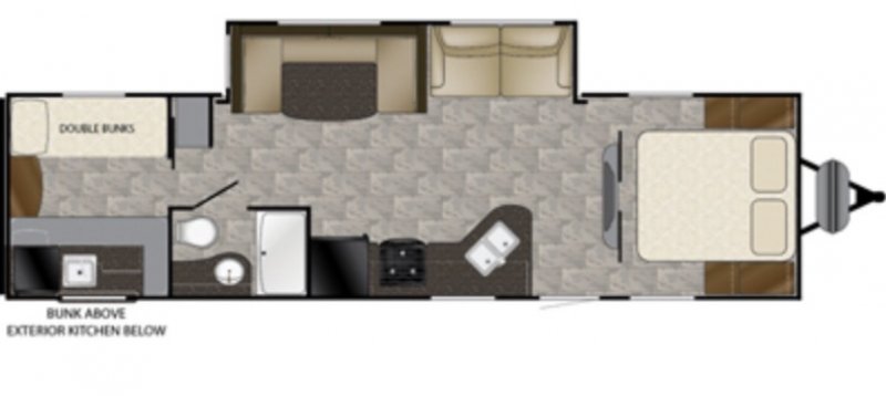 2014 HEARTLAND TRAIL RUNNER 30SEL Floorplan