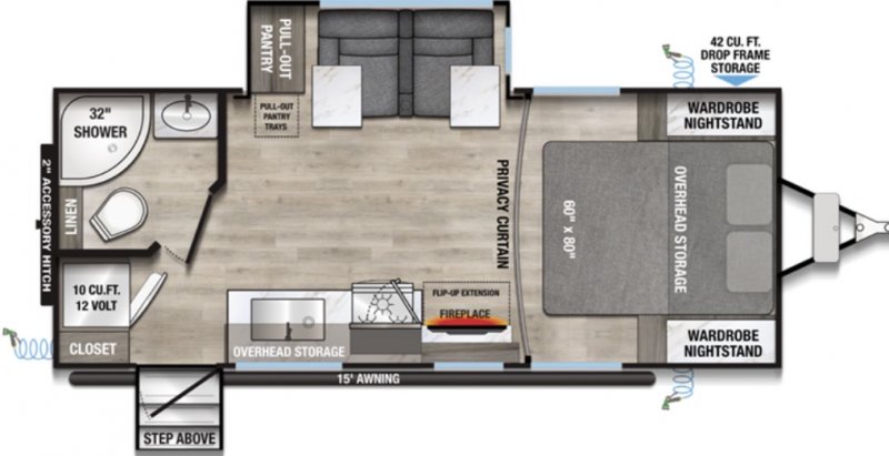 2026 ALLIANCE RV DELTA ML206 Floorplan