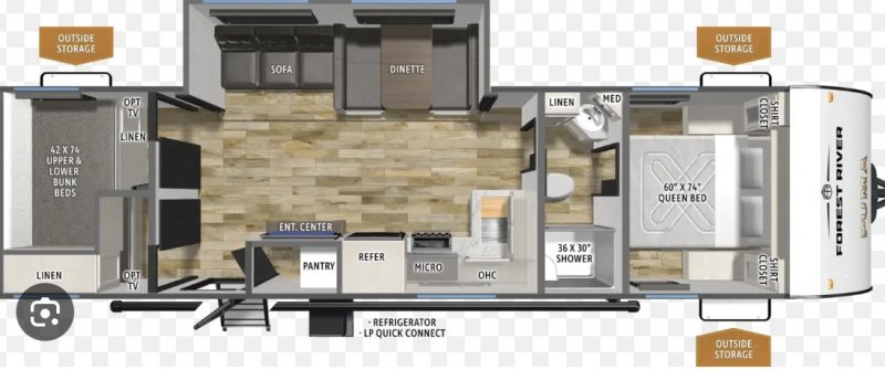 2027 PALOMINO PUMA 300BHCE Floorplan
