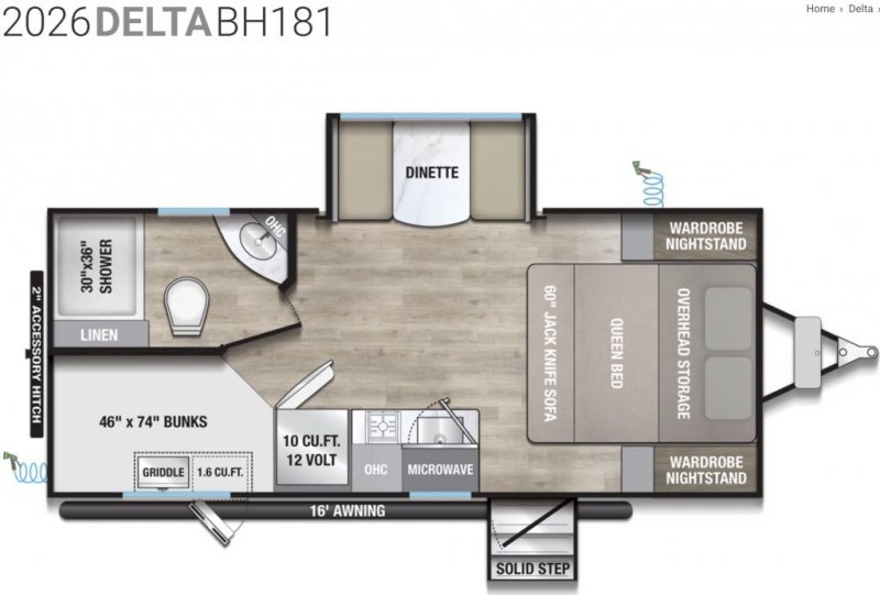 2026 ALLIANCE RV DELTA SOLO BH181