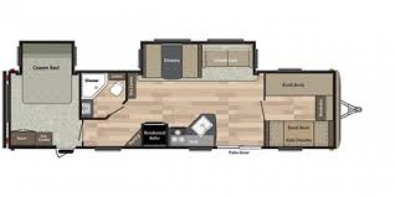 2018 KEYSTONE SPRINGDALE 38BH Floorplan