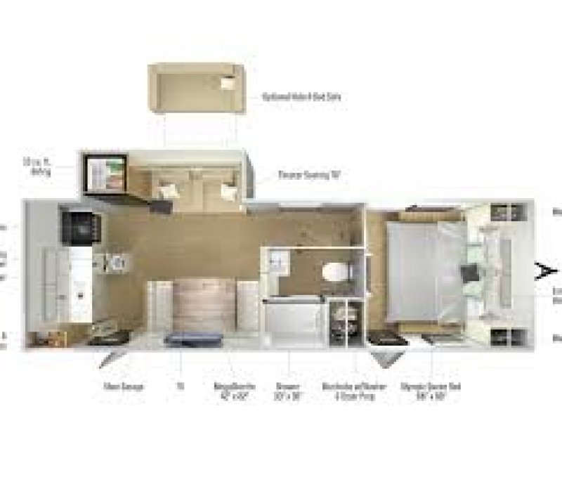 2026 WINNEBAGO THRIVE 24RKS Floorplan