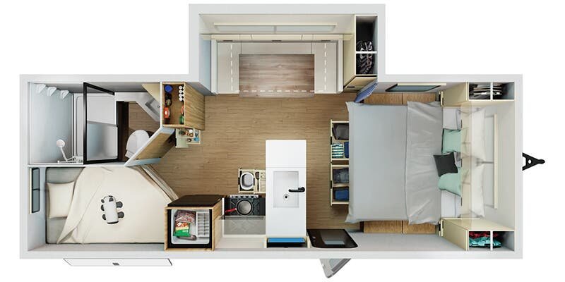 2026 WINNEBAGO Thrive 22MBH Floorplan