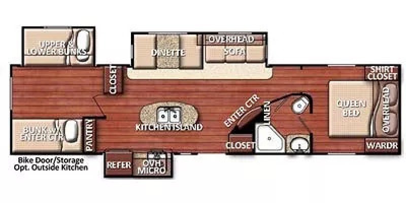 2020 SALEM FSX 178BHS Floorplan