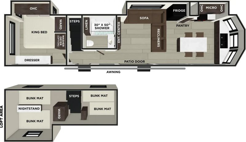 2028 SALEM Villa 40FKP Floorplan