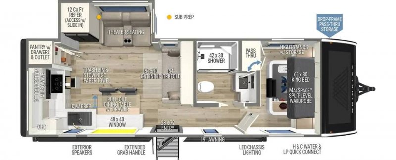 2026 BRINKLEY MODEL I 275 Floorplan