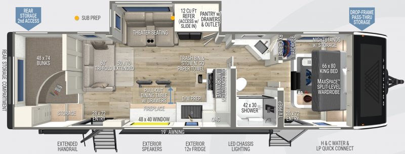 2026 BRINKLEY MODEL I 294 Floorplan